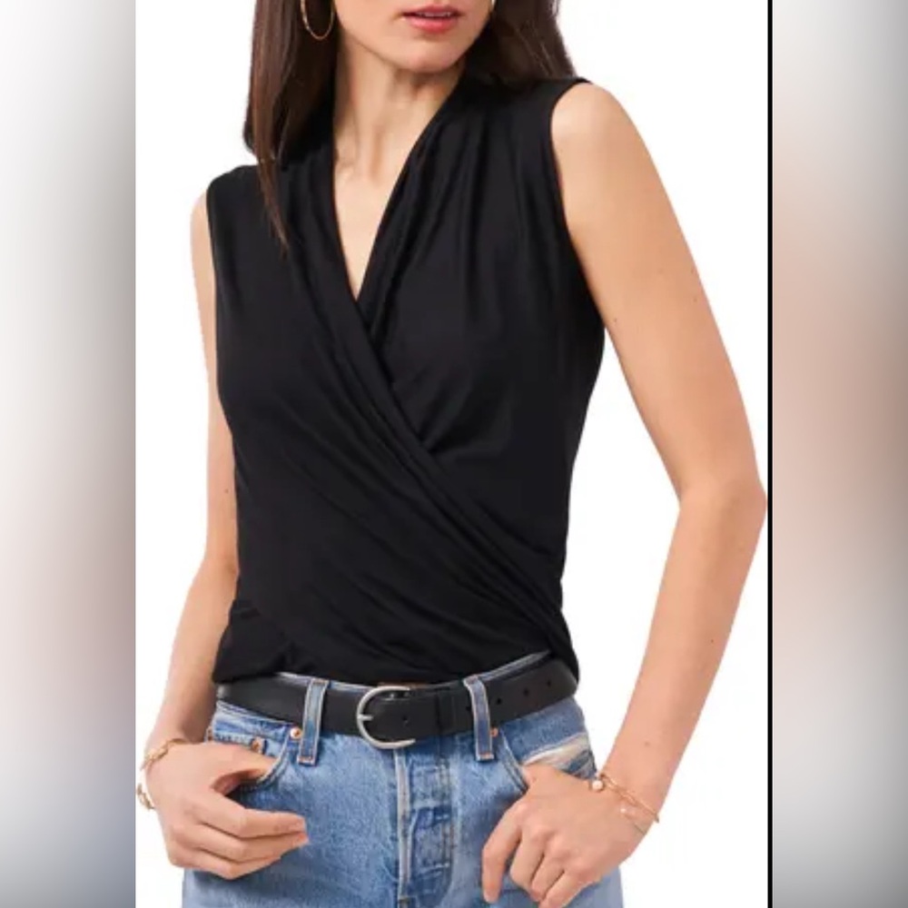 I.STATE
Surplice Sleeveless Top NWT